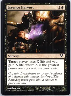 MTG Avacyn Restored #100 Essence Harvest - Image 1