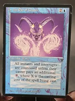 In the Eye of Chaos Legends MTG Regular Lightly Played - Image 1
