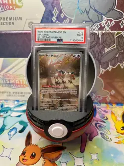 2023 Pokemon Scarlet & Violet 151 Mr. Mime Illustration Rare #179/165 Mint PSA 9 - Image 1