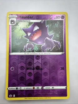 Haunter 056/198 Uncommon Chilling Reign Pokemon Reverse Holo Near Mint - Image 1