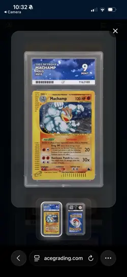Pokemon TCG Machamp H15 Skyridge Holo Rare ACE 9 Mint - Image 4