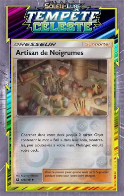 Artisan De Noigrumes Reverse-SL07:Tempete Celeste-124/168-Carte Pokemon Neuve FR - Image 1