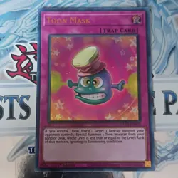 Konami Yu-Gi-Oh! Toon Mask DLCS-EN079 Trap 1st Ed English 2020 - Image 1