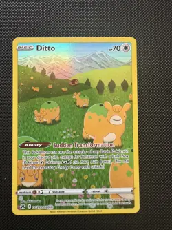 Pokemon Card Ditto GG22/GG70 Galarian Gallery Crown Zenith Near Mint - Image 1