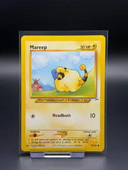 Mareep 75/105 Neo Destiny MP Pokemon Card TCG Vintage WOTC - Image 1