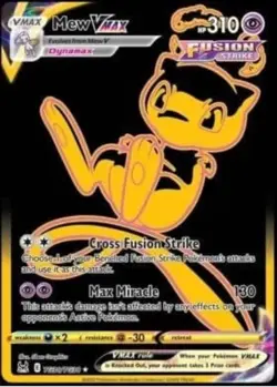 "Mew VMAX" TG30/TG30 - Pokemon Card -Lost Origin Black & Gold Holographic - Image 1