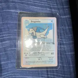 💎DRAGONITE #5 Black Star Promo WB The First Movie Rare WOTC Pokemon Card💎 Psa - Image 3