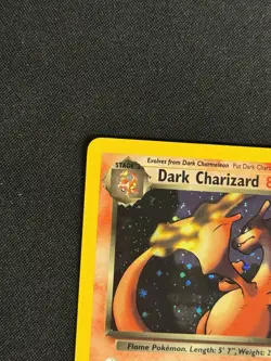 Dark Charizard Holo Rare Card 4/82 Team Rocket - Gorgeous Holo - CLEAN - Image 2