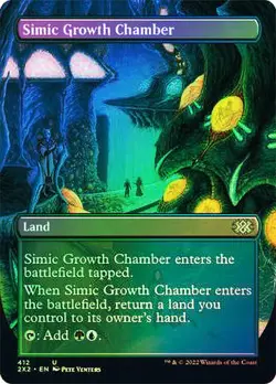 MTG SIMIC GROWTH CHAMBER BORDERLESS FOIL Double Masters 2022 NM - Image 1