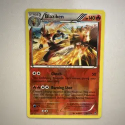 The Pokemon Company Pokemon TCG Blaziken 14/111 XY Furious Fists Stage 2 - Image 1