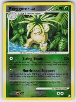 Exeggutor 24 Reverse Holo 123 R Mysterious Treasures Pokemon Lightly Played - Image 1