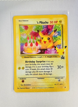 Pokemon Birthday Pikachu 24/53 Celebrations Classic Collection Stamped Holo NM/M - Image 1