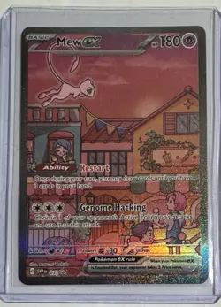 Mew ex SVP 053 Pokemon Scarlet Violet 151 Black Star Promo English UPC - Image 4