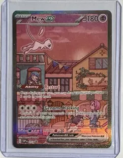 Mew ex SVP 053 Pokemon Scarlet Violet 151 Black Star Promo English UPC - Image 5