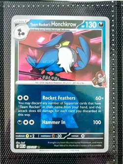 Pokemon TCG - Ascended Heroes - (Reverse R) - Team Rocket's Honchkrow - 127/217 - Image 1
