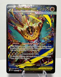 Mega Hawlucha EX SIR 283/217 Ascended Heroes Special Illustration Rare Pokemon - Image 1
