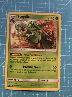 Pokemon TCG Sceptile 10a/168 S&M Alt Art Promo Cosmos Holo Rare - Image 1
