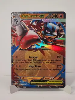 Mega Lucario ex 77/132 - Pokemon TCG Mega Evolution NM/M - Image 1