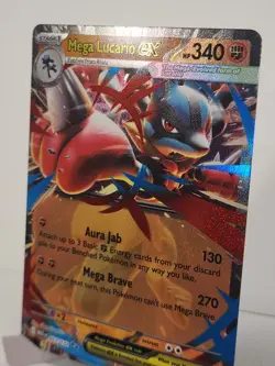 Mega Lucario ex 77/132 - Pokemon TCG Mega Evolution NM/M - Image 2