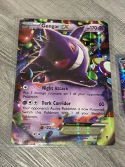 Gengar EX 34/119 XY - Phantom Forces Holo Pokemon w/ Jumbo - Image 4