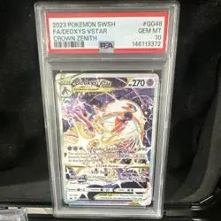 Pokemon 2023 Crown Zenith Galarian Gallery Deoxys VSTAR GG46/GG70 PSA 10 - Image 1