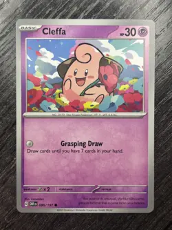 Cleffa 80/197 SV03: Obsidian Flames Common Pokemon TCG NM - Image 1
