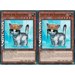 GATTO DA SOCCORSO 2x • (Rescue Cat) • Super R SP • RA02 IT001 • 1Ed • Yugioh! - Image 1