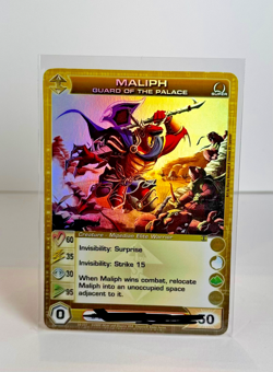 Maliph -Guard of the palace - Super Rare Foil - 1st Edition - Chaotic Card TCG - Image 1