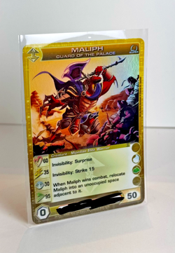 Maliph -Guard of the palace - Super Rare Foil - 1st Edition - Chaotic Card TCG - Image 2