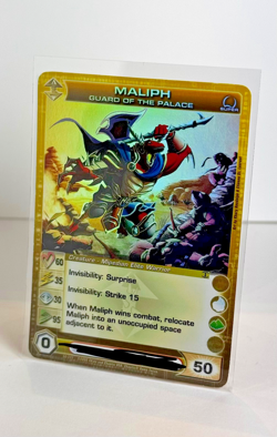 Maliph -Guard of the palace - Super Rare Foil - 1st Edition - Chaotic Card TCG - Image 3