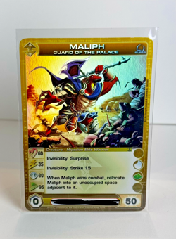 Maliph -Guard of the palace - Super Rare Foil - 1st Edition - Chaotic Card TCG - Image 4