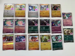 Pokemon Gem Pack Variety Lot - 17 Chinese Stamped Cards - Image 1