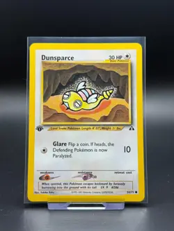 Dunsparce 54/75 Neo Discovery 1st Edition NM Pokemon Card TCG Vintage WOTC - Image 1