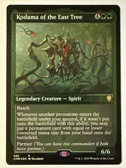 MTG / Kodama of the East Tree / CMR / #582 / FOIL ETCHED/ Rare / NM - Image 1