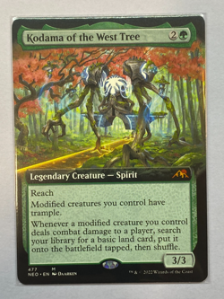 MTG - Kamigawa: Neon Dynasty - Kodama of the West Tree - Extended Art - NM - Image 1
