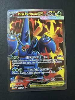 Pokemon TCG Mega Heracross EX Holo 2 Card Lot 004/094 & 108/094 PFL EN - Image 2