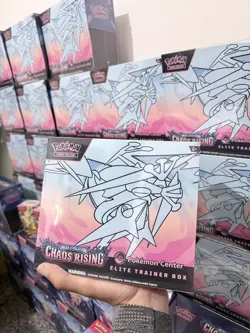 4x Pokemon Center Exclusive Chaos Rising ETB’s | BRAND NEW & FACTORY SEALED - Image 1