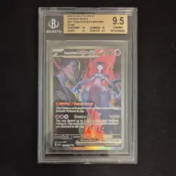 Pokemon Team Rocket's Mewtwo EX #231 Destined Rivals BGS 9.5 Gem Mint 3 10 Subs - Image 1