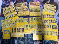 100x Pikachu Pokemon TCG Non Holo Card Lot - As Shown - Multiples - Various Sets - Image 1