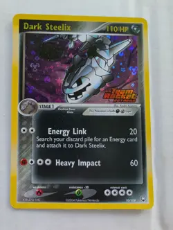 Pokemon TCG Dark Steelix 10/109 Team Rocket Returns Stamped Reverse Holo - Image 1