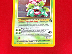 Pokemon VENUSAUR HOLO Black Star Promo #13 - Image 4