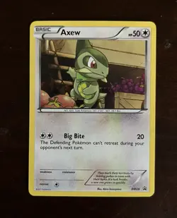 Pokemon Axew BW26 Black & White Holo Promo 50 HP Basic Eng 2011 - Image 1