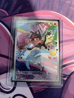 The Pokemon Company Pokemon TCG Litten 044 McDonald's 2023 Promo Holo EN - Image 1