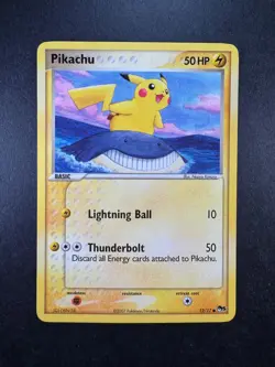 2007 Pokemon Pikachu Pop Series 5 12/17 Non-Holo Regular - Image 1