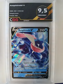Carte pokemon Francais Amphinobi V (FST 073) Poing de Fusion CGG 9,5 26490078 - Image 1