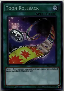 Toon Rollback Super Rare Dragons of Legend 2 DRL2-EN024 LP - Image 1