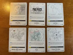Anime 25th Collection EB02 Music Event We Are One Piece TCG ENGLISH SET OF 6 - Image 1