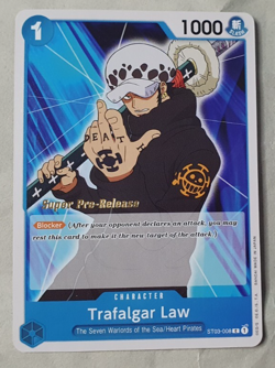 Trafalgar Law C Super Pre-Release Stamped - NM - One Piece TCG - ST03-008 - Image 1