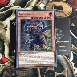 Yugioh Sengenjin Wakes from a Millennium MP25-EN077 Prismatic SR NM 1st Ed - Image 1