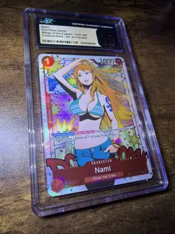 One Piece Wings of the Captain Nami ST01-007 Treasure Rare CGC Grade 10 PRISTINE - Image 2